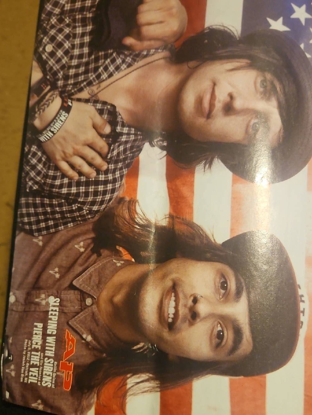 AP Ronnie Radke Cover Magazine and Multiple Band Posters #294 January 2013 - Picture 6 of 6
